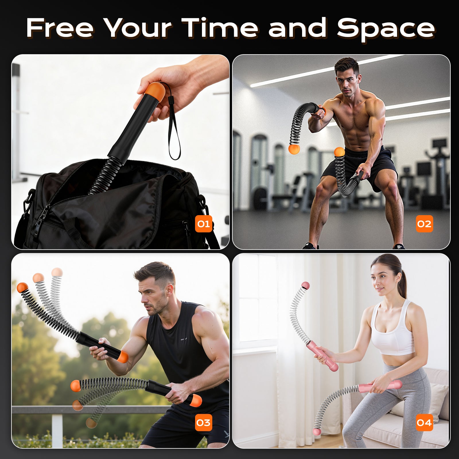 BestGod Heavy Duty Portable Cordless Battle Ropes - BestGod®