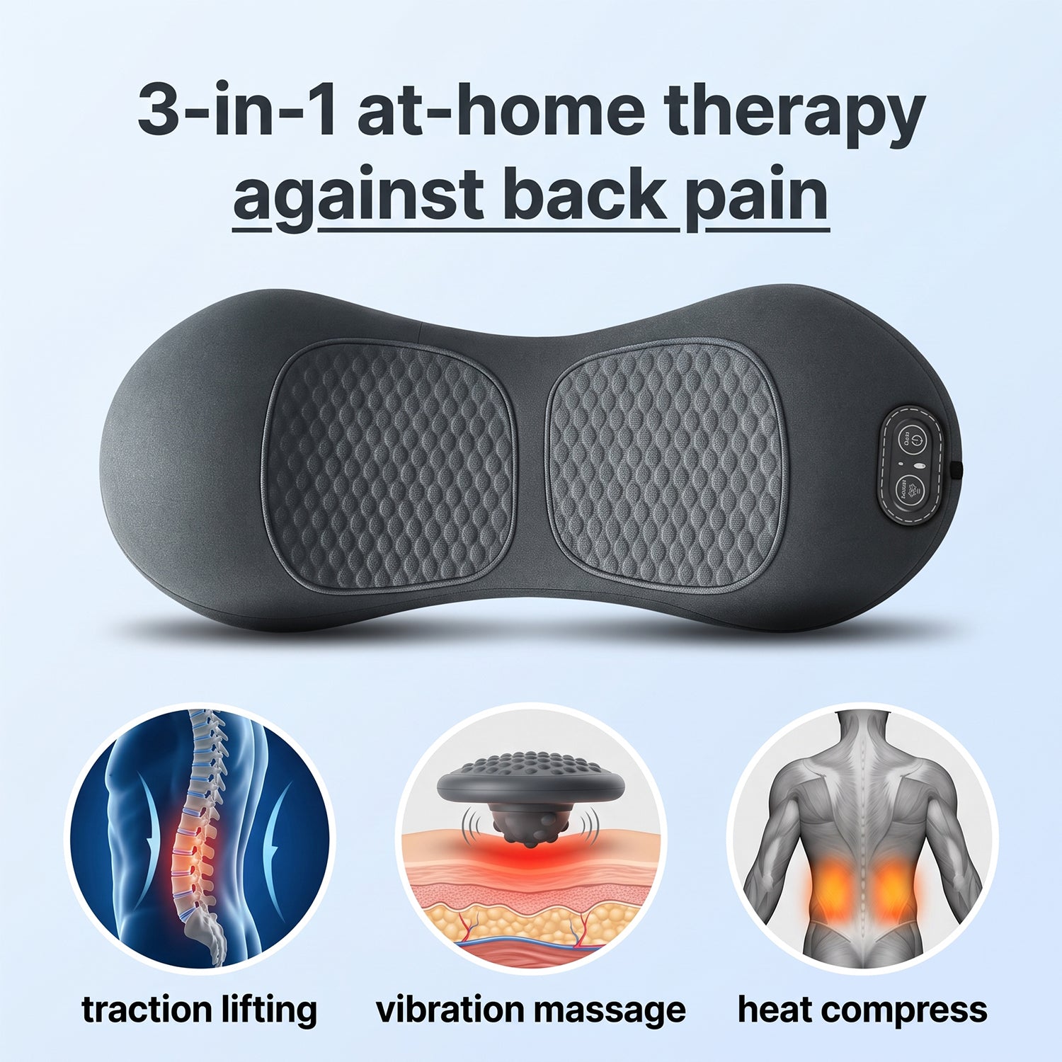 BestGod Triple Fusion Massager for Back Relief BestGod®