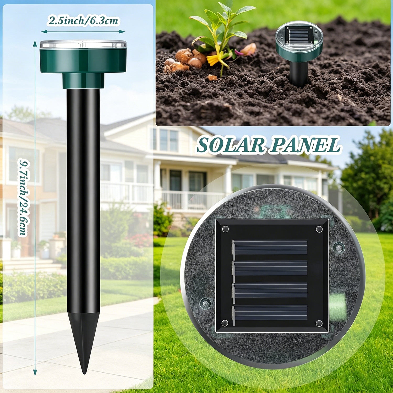 BestGod Mole Repeller Ultrasonic