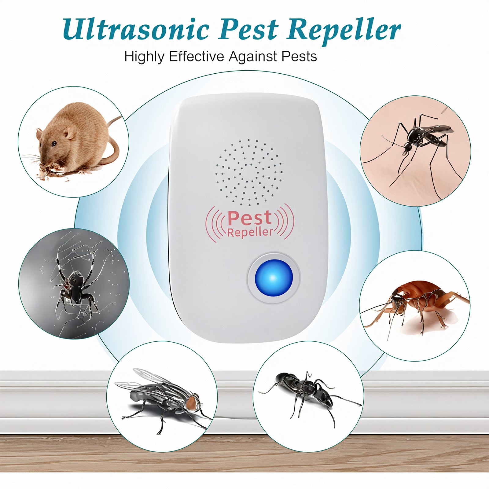 BestGod Safe Ultrasonic Pest Repeller(3-Pack) BestGod®
