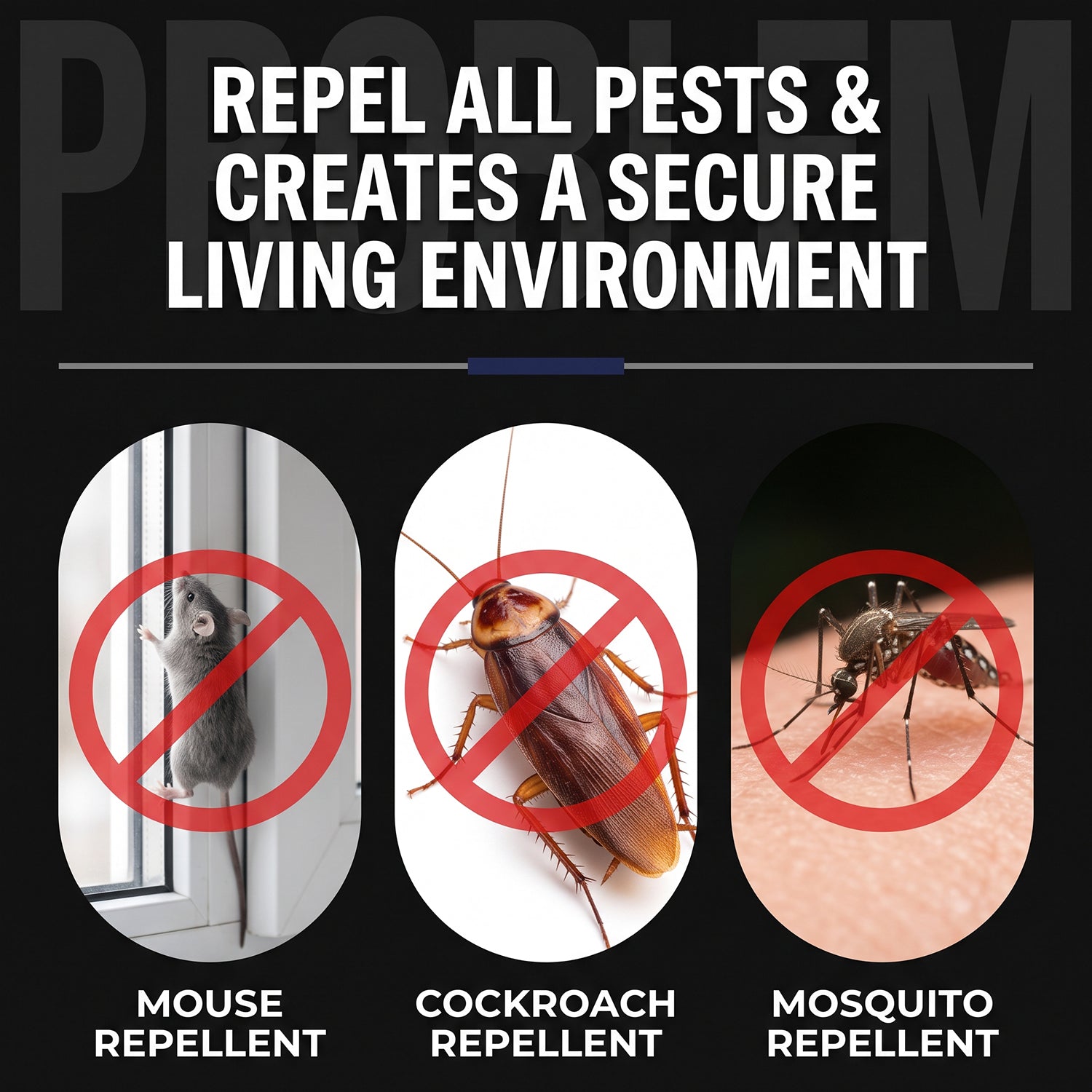 BestGod Safe Ultrasonic Pest Repeller(3-Pack) BestGod®