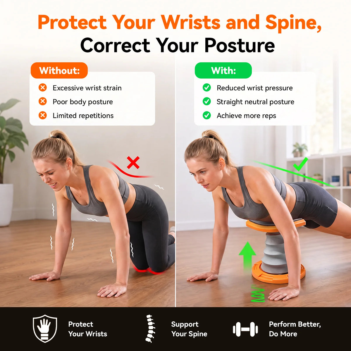 BestGod Automatic Rebound Push Up Bar BestGod®