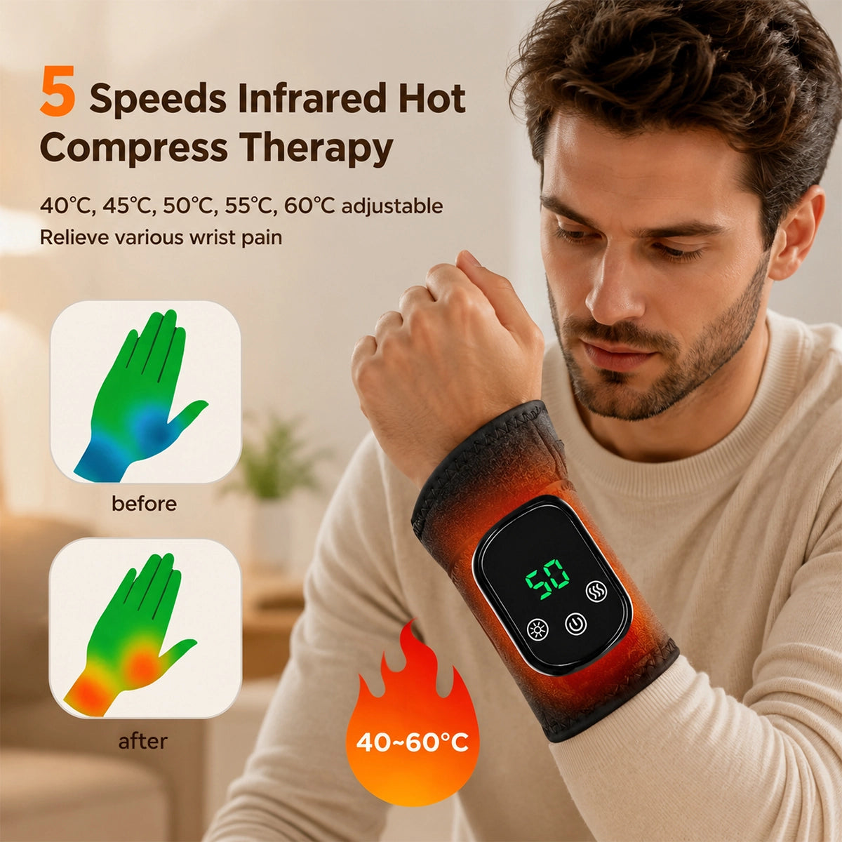 BestGod Electric Heating Wrist Massager BestGod®