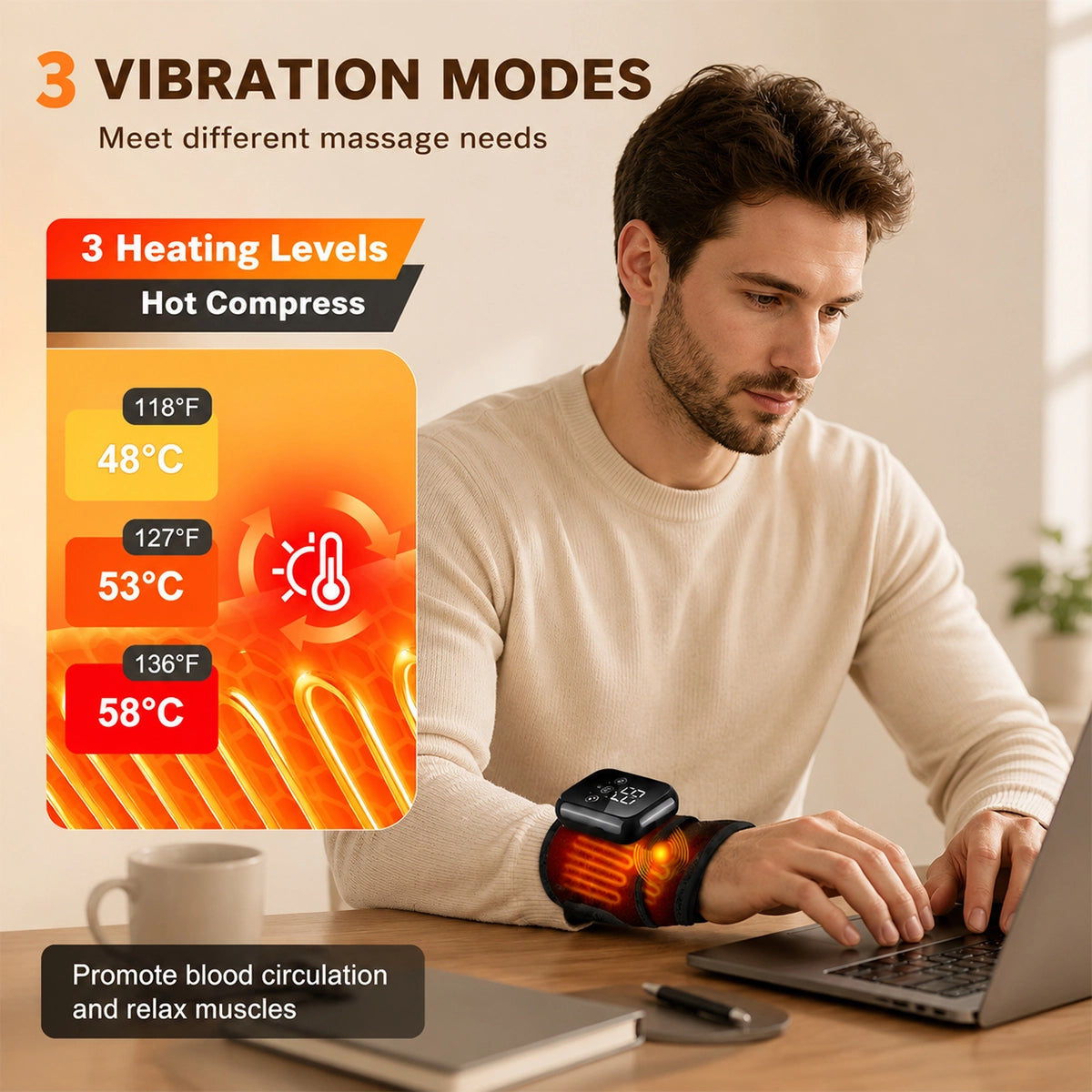 BestGod Electric Heating Wrist Massager BestGod®
