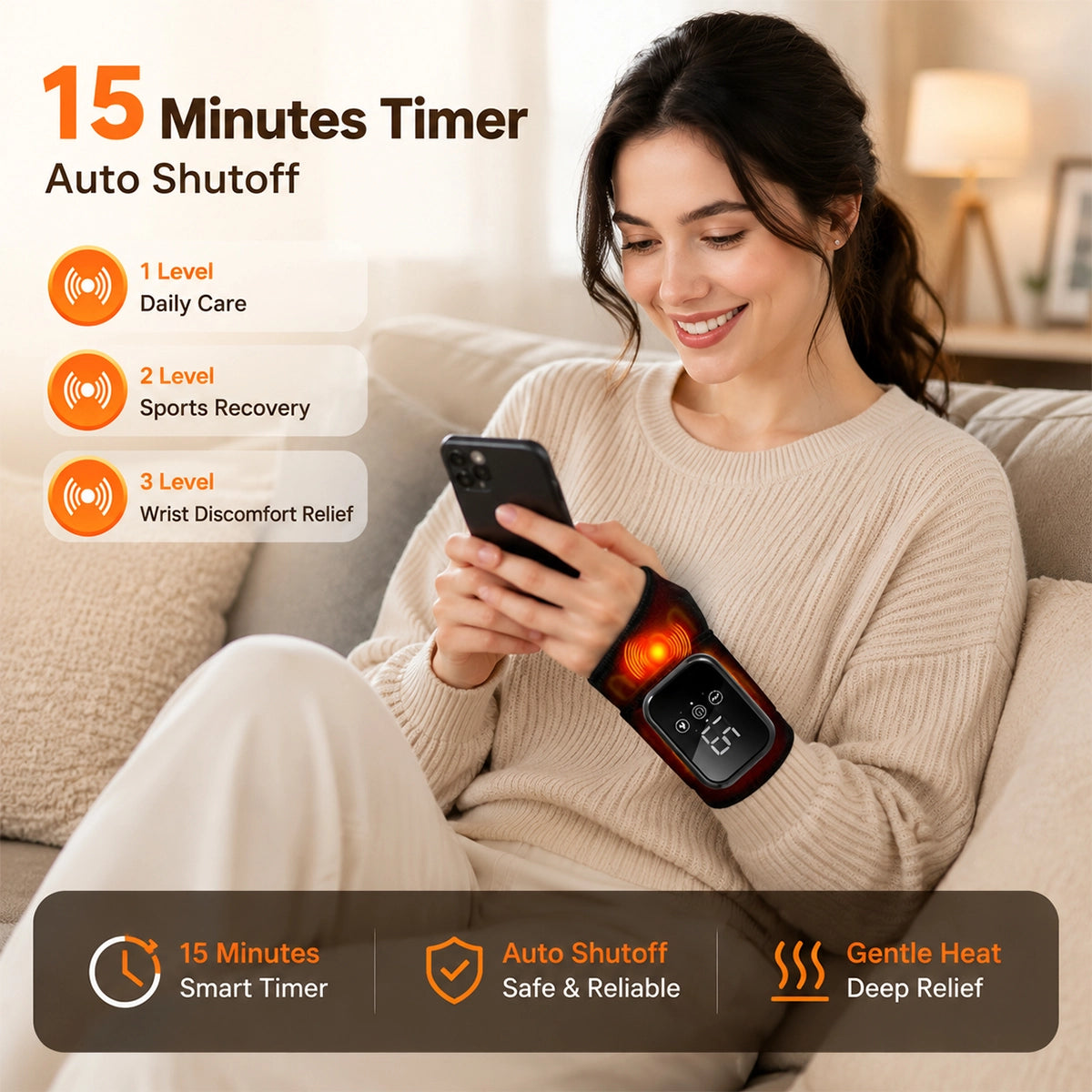 BestGod Electric Heating Wrist Massager BestGod®