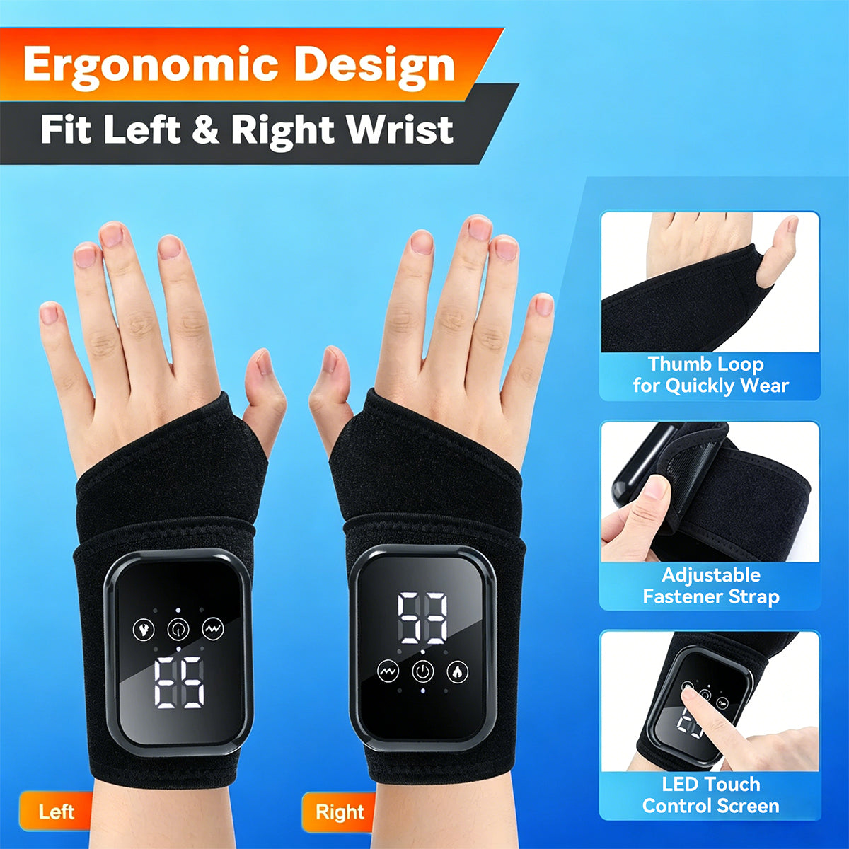 BESTGOD Electric Heating Wrist Massager - BestGod®