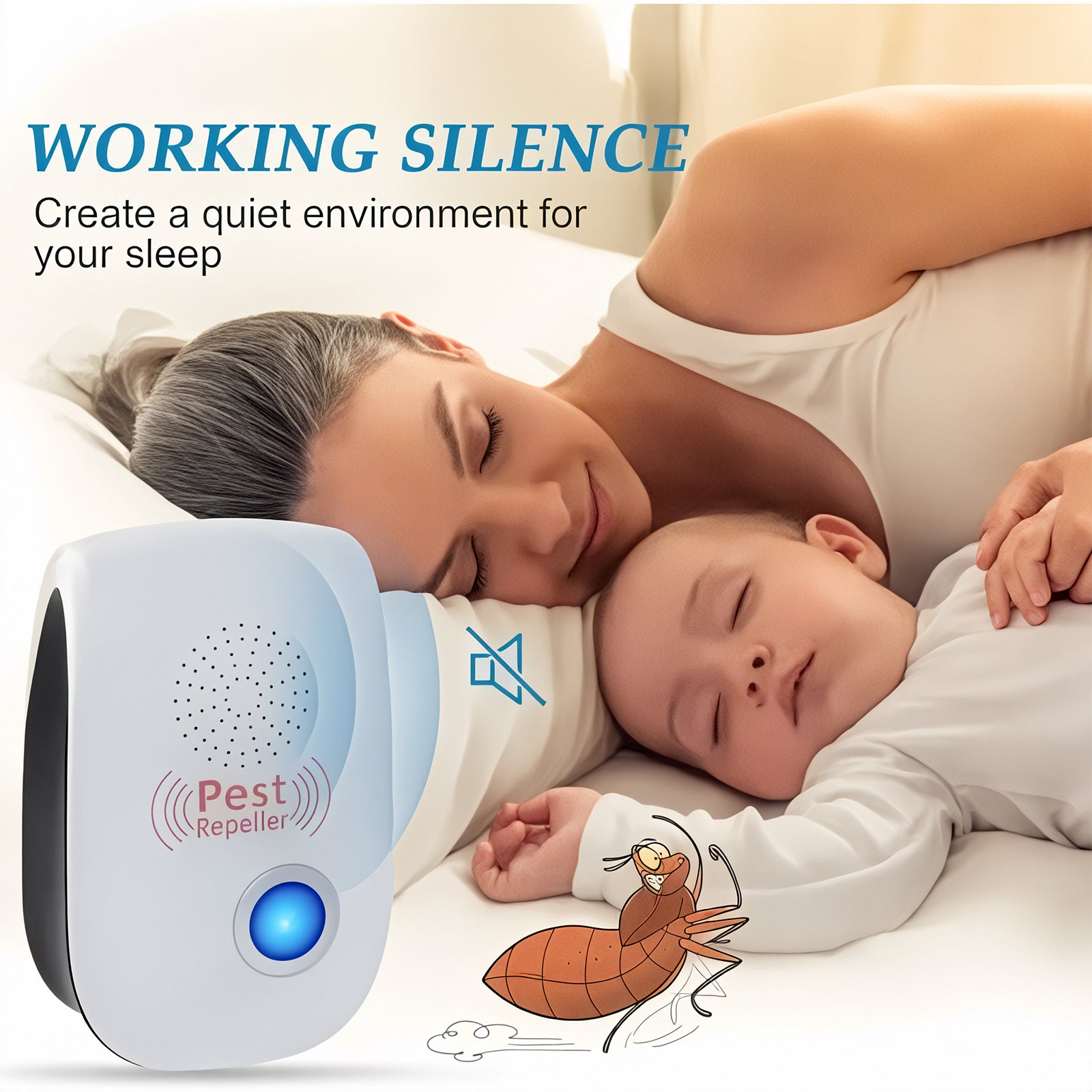BestGod Safe Ultrasonic Pest Repeller(3-Pack) BestGod®