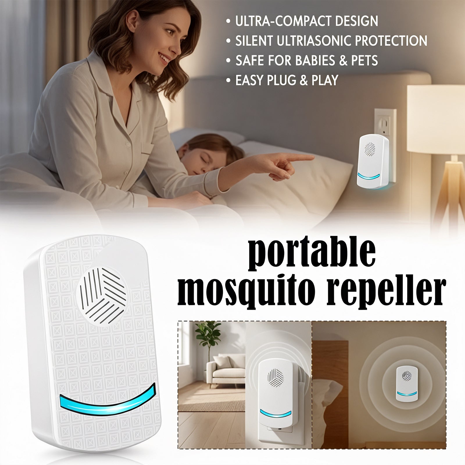 BestGod Safe Ultrasonic Pest Repeller(3-Pack) BestGod®