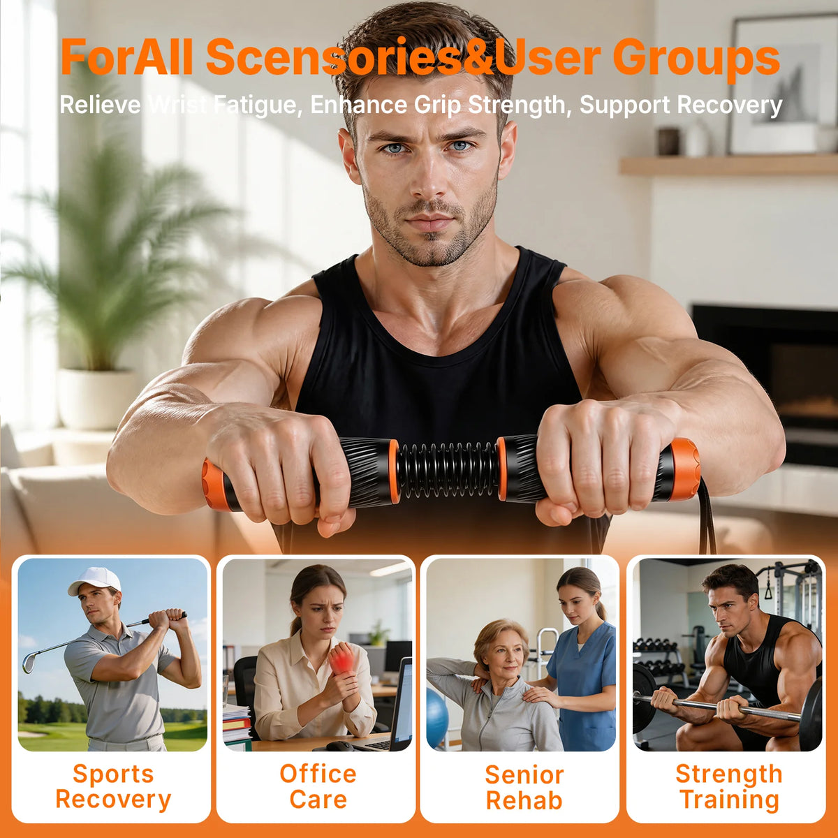 BestGod Fixed Resistance Wrist & Forearm Exerciser