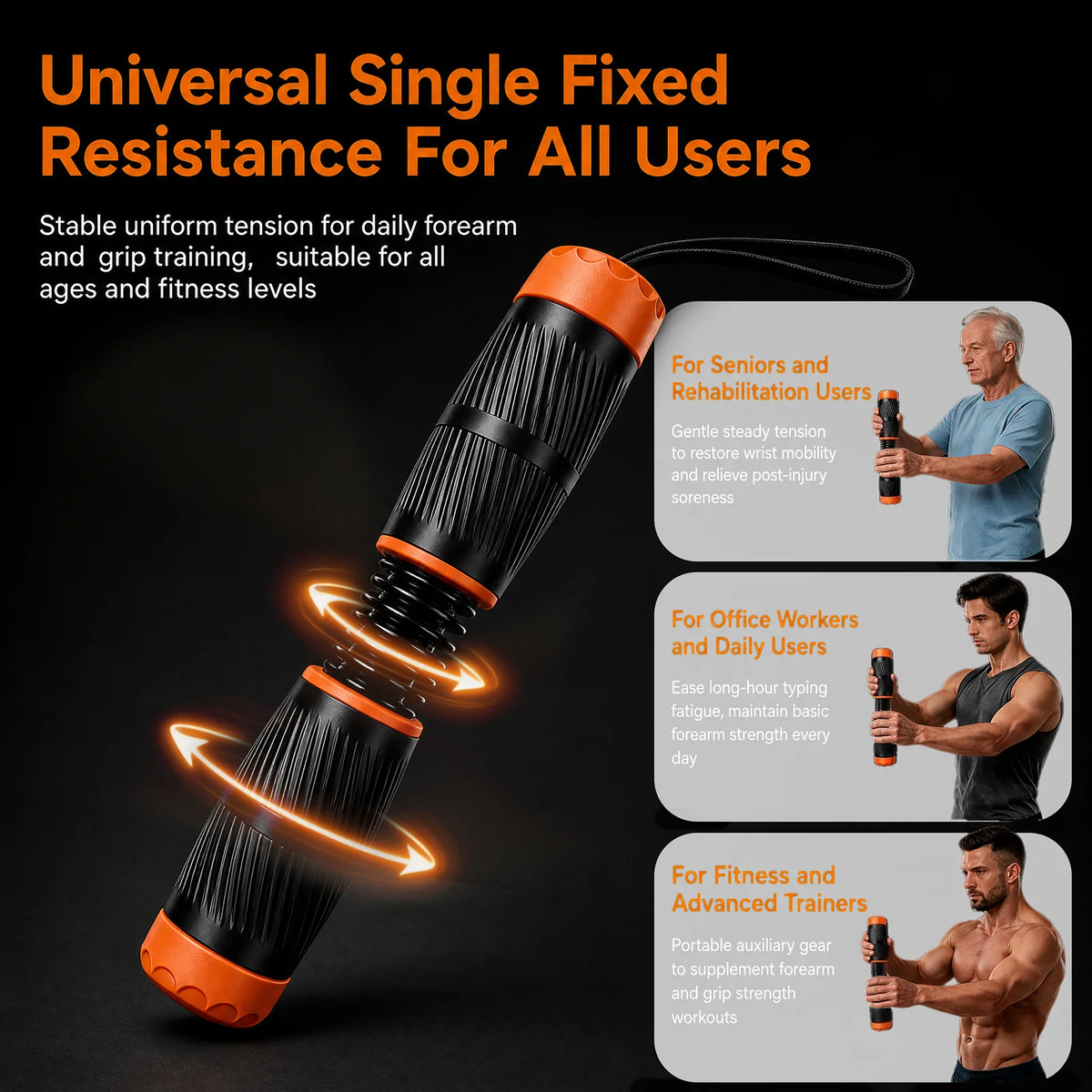 BestGod Fixed Resistance Wrist & Forearm Exerciser